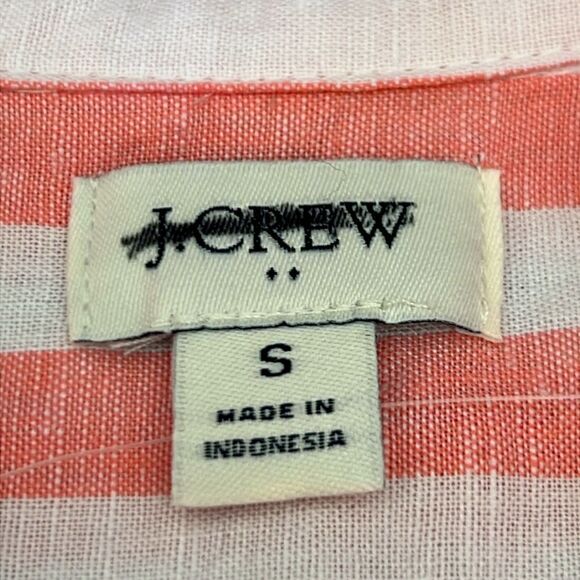 NWOT J Crew Blouse Linen Mix S - Picture 2 of 8